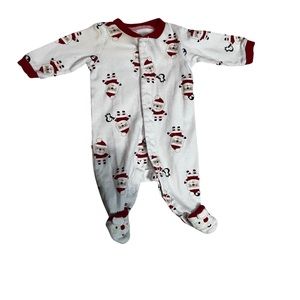*5/25* Carters Newborn Santa footie Pajamas